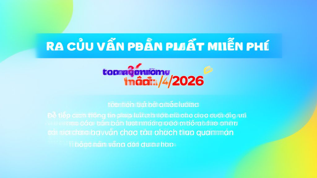 Tra cứu văn bản pháp luật miễn phí